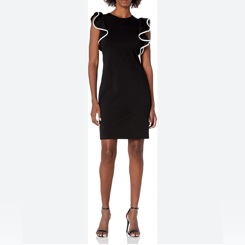 NWT size 10 Eliza j flutter sleeve shift dress
